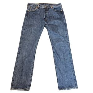 Levi’s 501 Original Fit Jeans W36 L34 Hemmed 31” Inseam Button Fly 1996